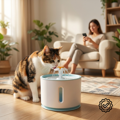 Fuente Vital™  -Bebedero circulante con triple filtro