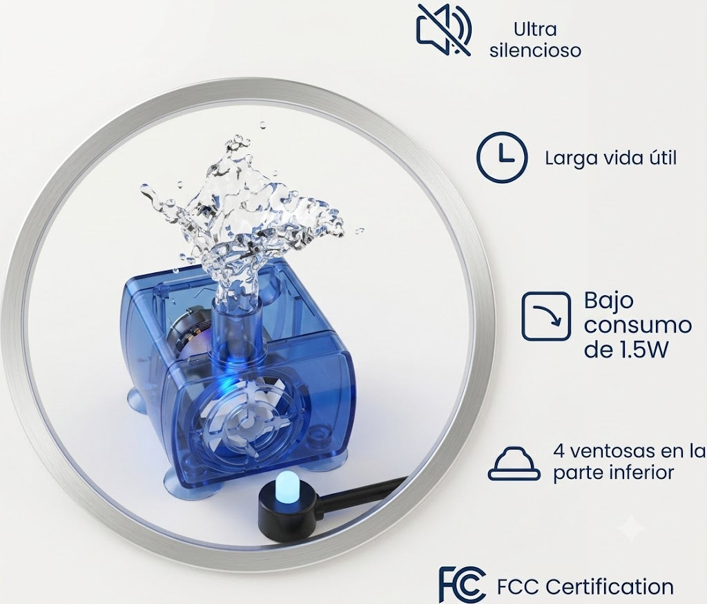 Fuente Vital™  -Bebedero circulante con triple filtro